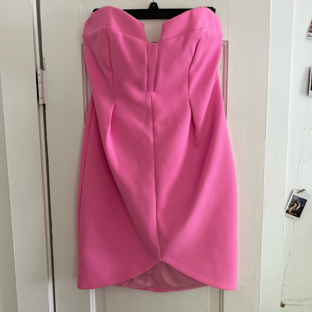 Do Be hot pink strapless dress
